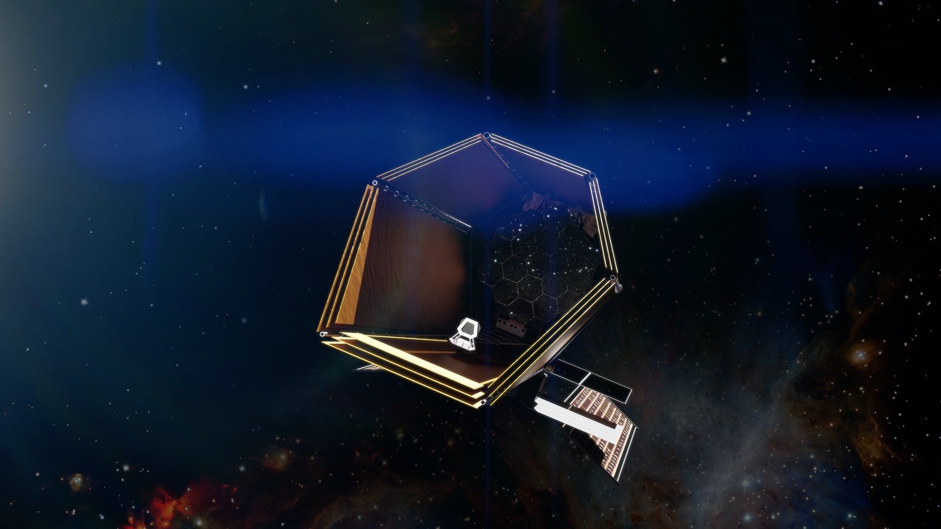 Artist’s rendering of NASA’s Habitable Worlds Observatory concept - NASA’s Goddard Space Flight Center Conceptual Image Lab