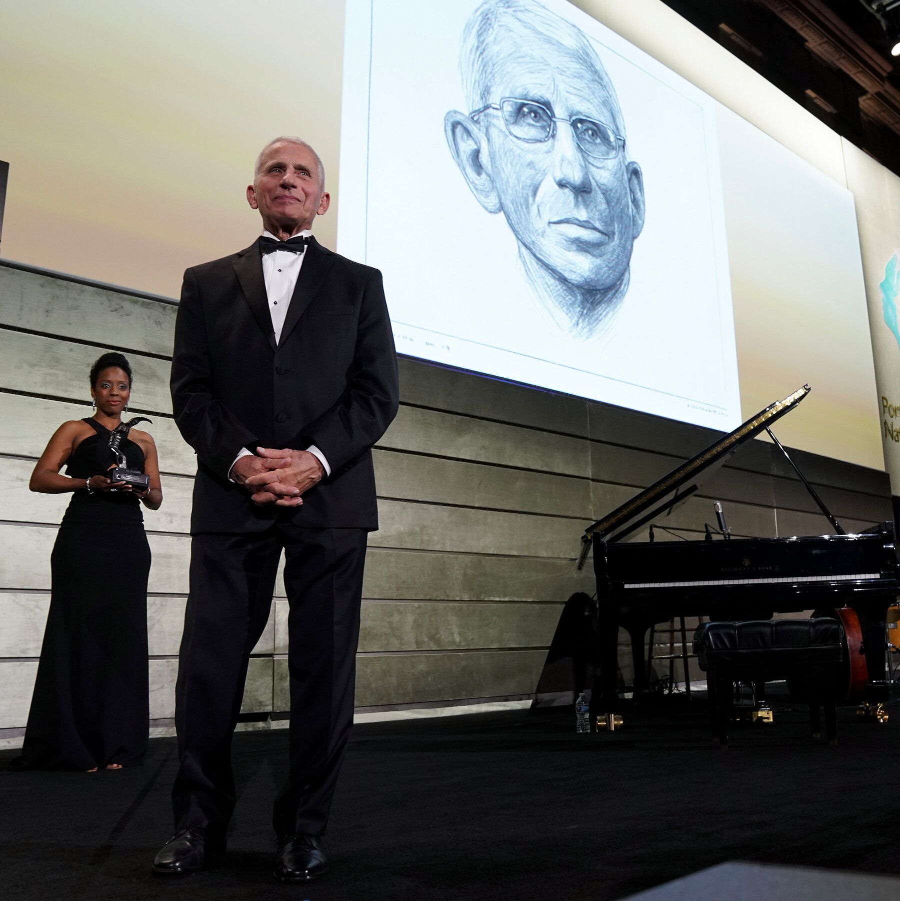 Dr. Anthony Fauci is honored at the National Portrait Gallery’s Portrait of a Nation gala in Washington in 2022. - The New York Times image candidate