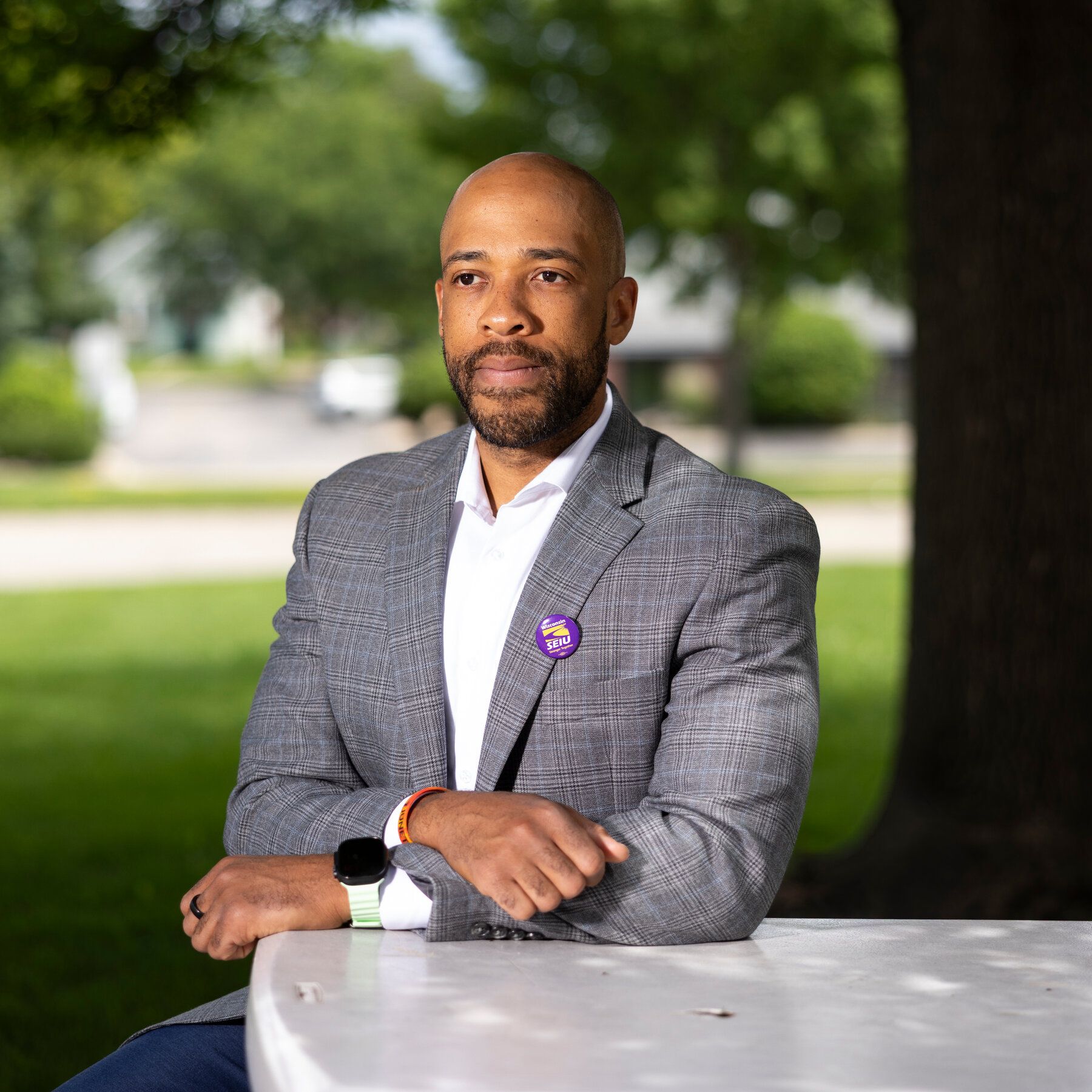 Mandela Barnes, a former lieutenant governor of Wisconsin, in Madison in June. - nytimes.com