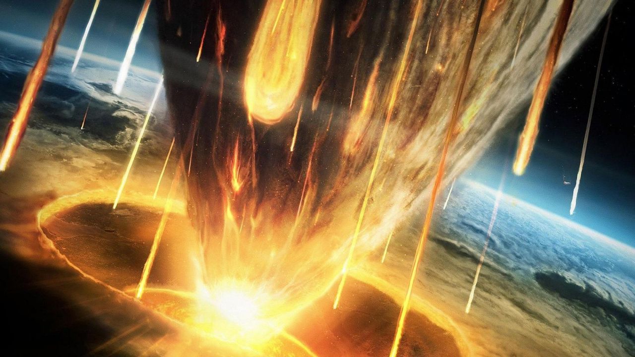 An artist's impression of an asteroid impact. - nox_box on Pixabay