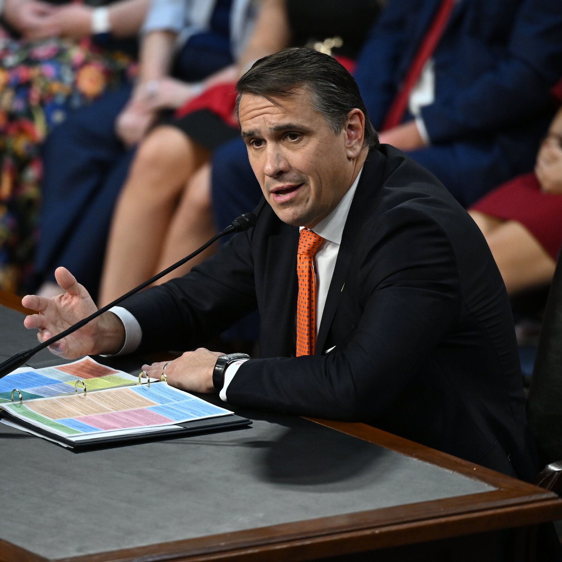 Todd Blanche speaking at the Capitol last month. - nytimes.com
