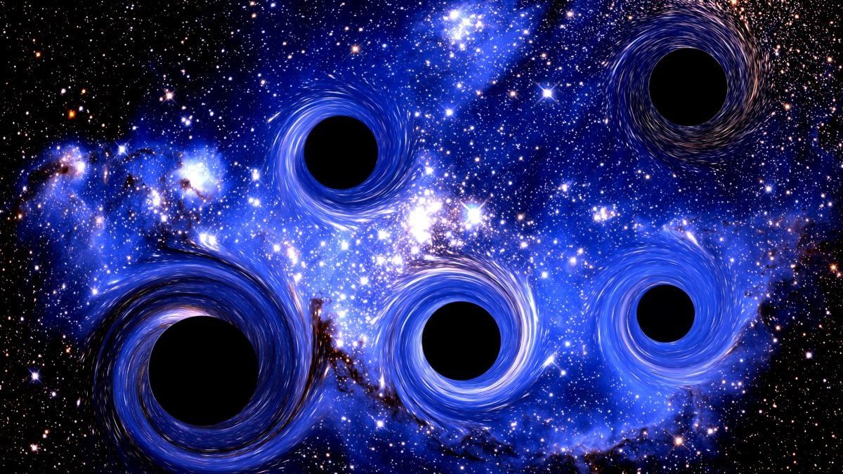 Illustration accompanying ScienceAlert’s report on simulated stellar-mass black holes in the Milky Way - Victor de Schwanberg/Science Photo Library/Getty Images