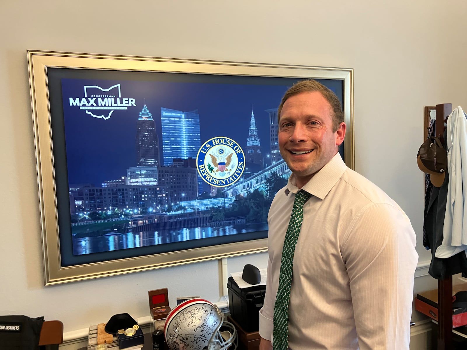 U.S. Rep. Max Miller in his Capitol Hill office on July 21, 2026 - cleveland.com