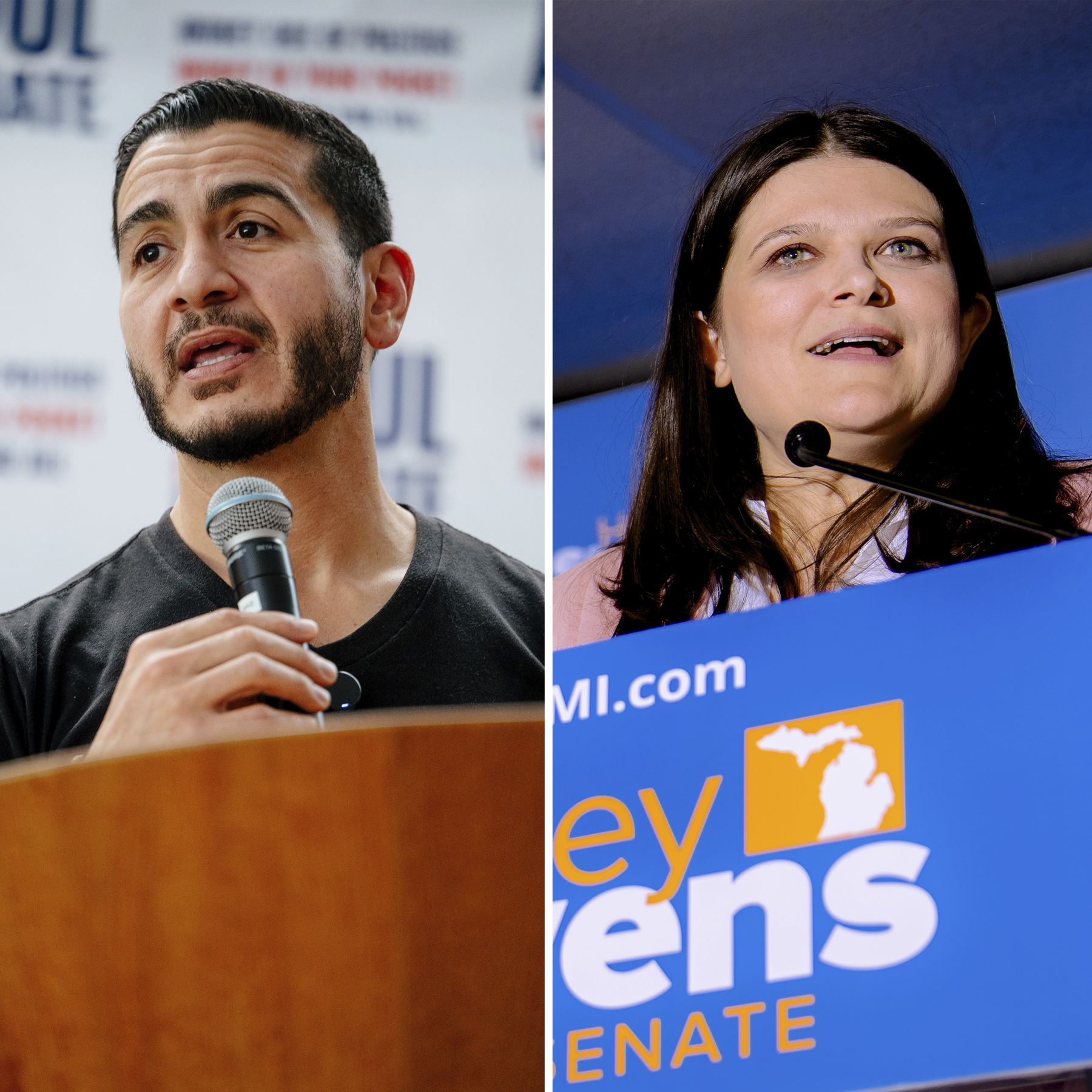 Dr. Abdul El-Sayed and Representative Haley Stevens - The New York Times