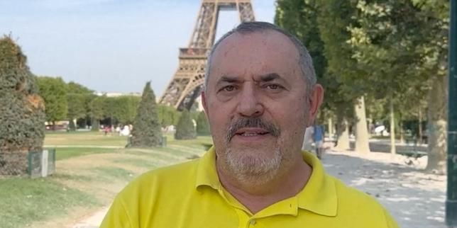 Boris Nadezhdin delivers a video address after leaving Russia and arriving in Paris, France, on Aug. 3, 2026. - lemonde.fr