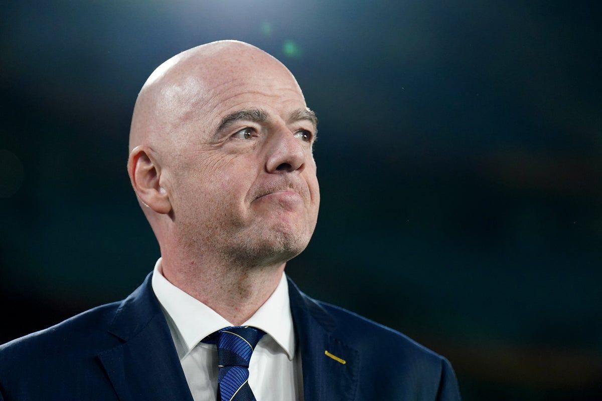 FIFA president Gianni Infantino is under pressure after his doomed idea to sell off a part of the World Cup. - PA