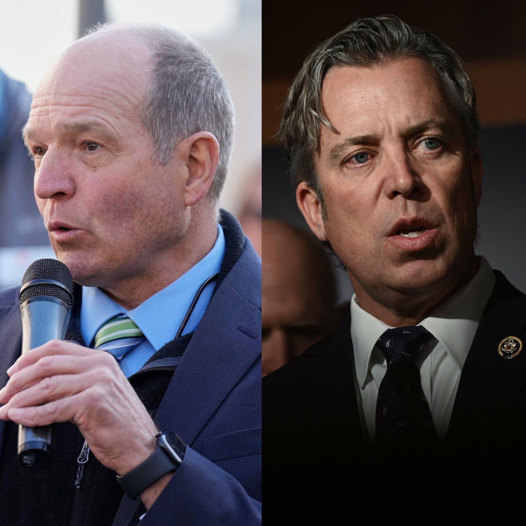 Charlie Hatcher, left, a former state commissioner of agriculture, and Rep. Andy Ogles, who had President Trump’s endorsement. - nytimes.com