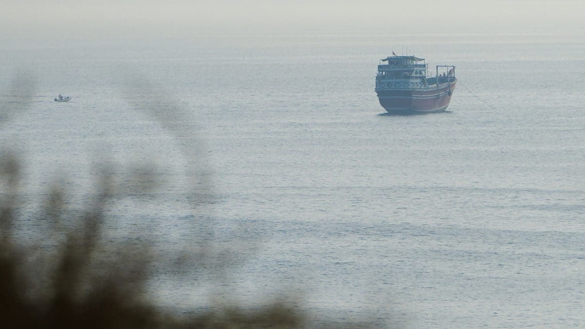 Vessels near the Strait of Hormuz during talks over reopening the shipping route. - firstpost.com