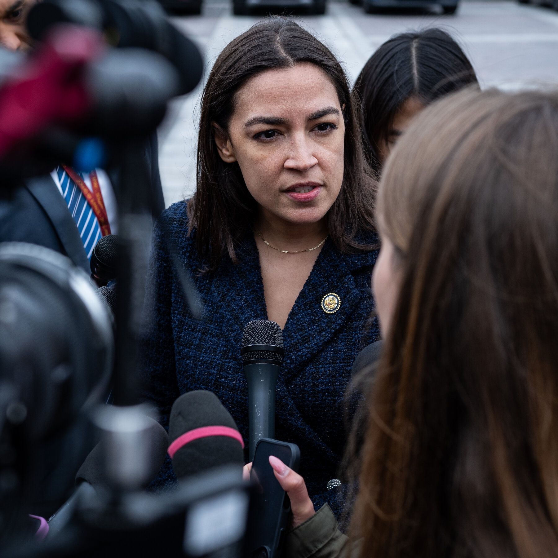 Representative Alexandria Ocasio-Cortez said there was “a political risk” in sharing the information. - nytimes.com