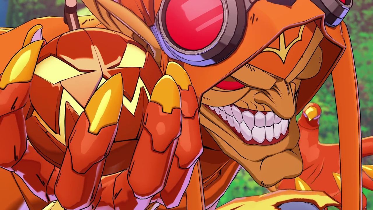 Green Goblin poses in Marvel Tōkon: Fighting Souls while holding a pumpkin-shaped bomb - gamesradar.com