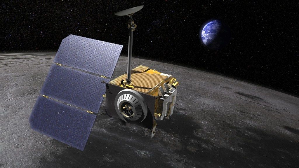 NASA illustration of the Lunar Reconnaissance Orbiter, which has operated around the moon since 2009. - NASA