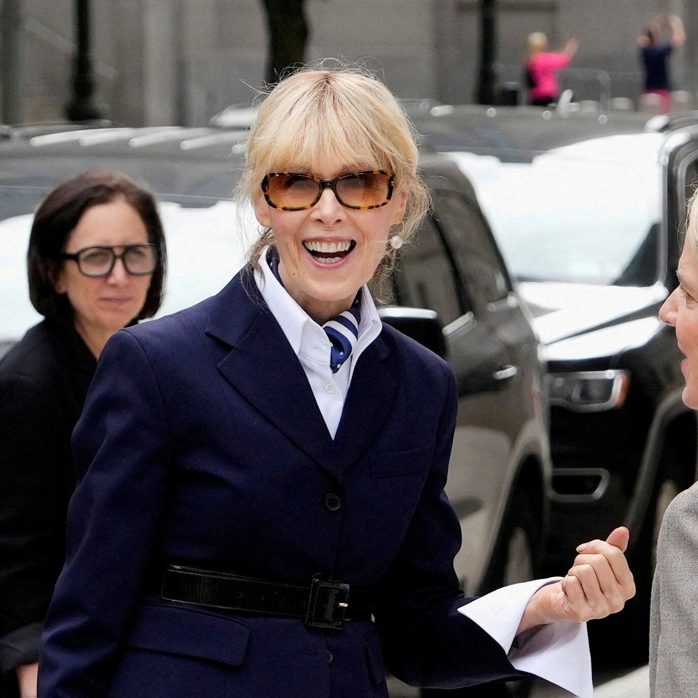 E. Jean Carroll outside the U.S. Court of Appeals for the Second Circuit in 2024. - The New York Times