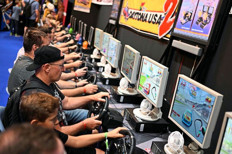 Crowds at Gamescom 2026 in Cologne. - AFP/Ina Fassbender