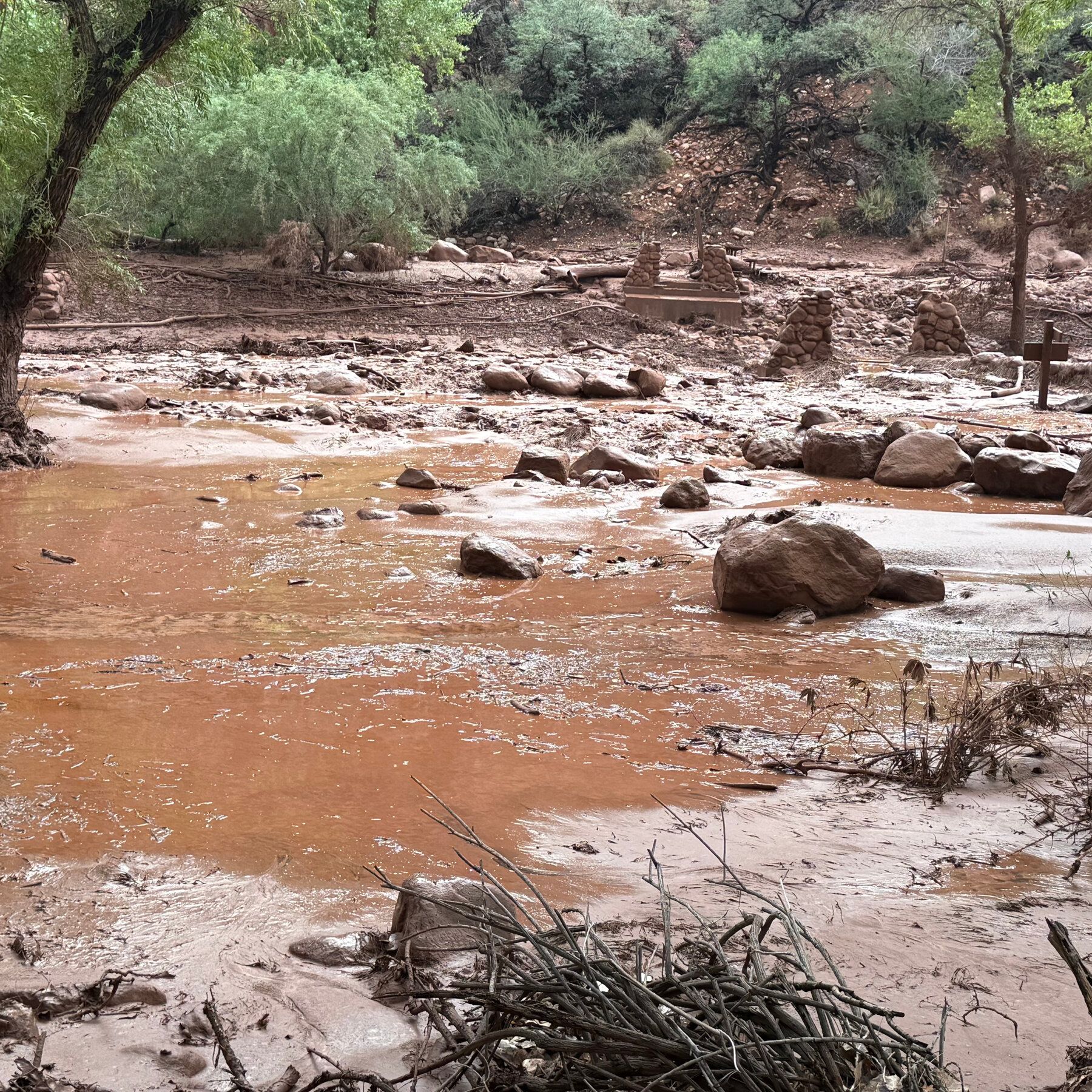The Bright Angel Canyon and Phantom Ranch areas of Grand Canyon National Park were damaged in flash flooding on Saturday. - nytimes.com