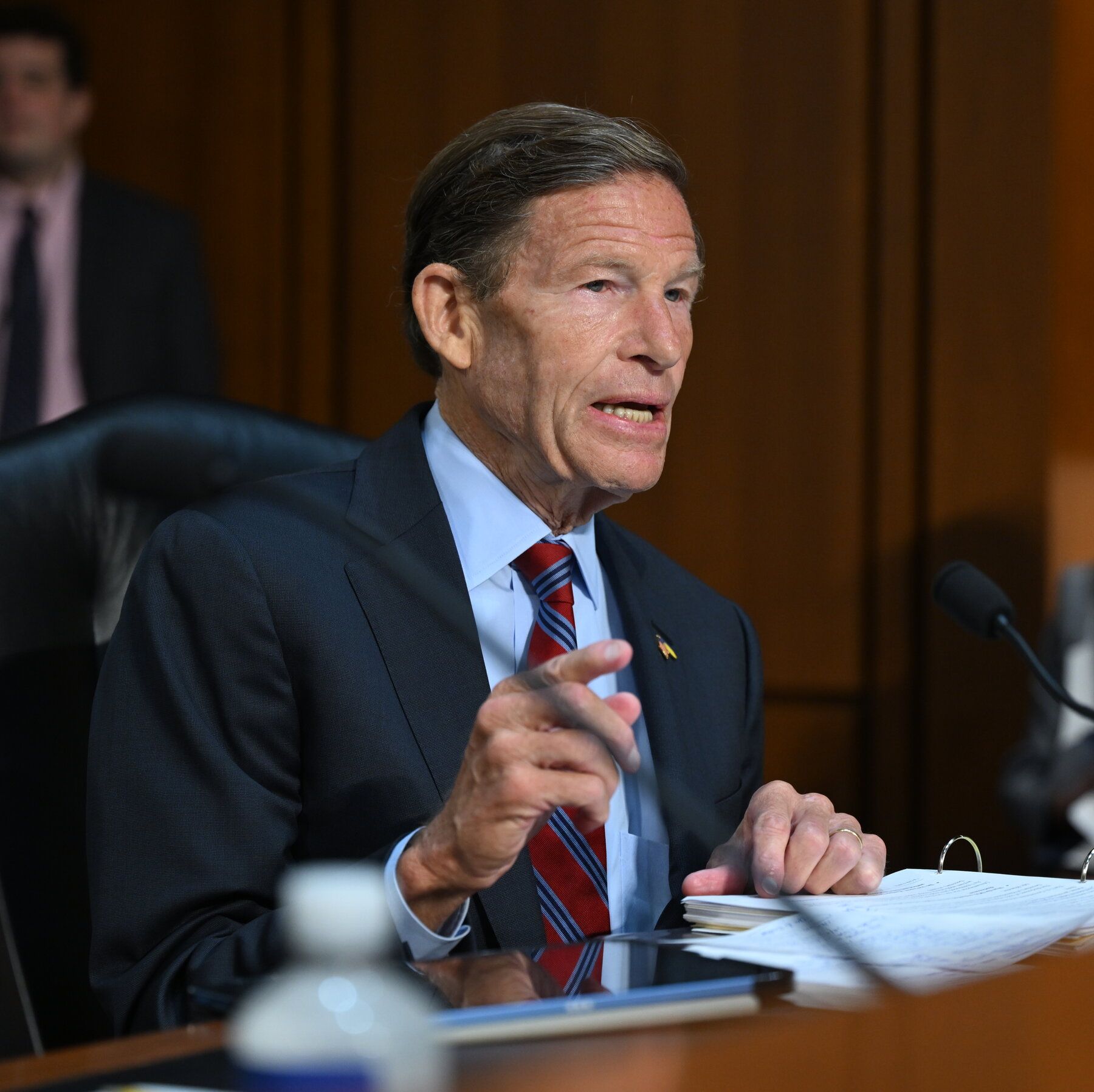 The office of Senator Richard Blumenthal, Democrat of Connecticut, published the whistle-blower report on voting by mail. - The New York Times