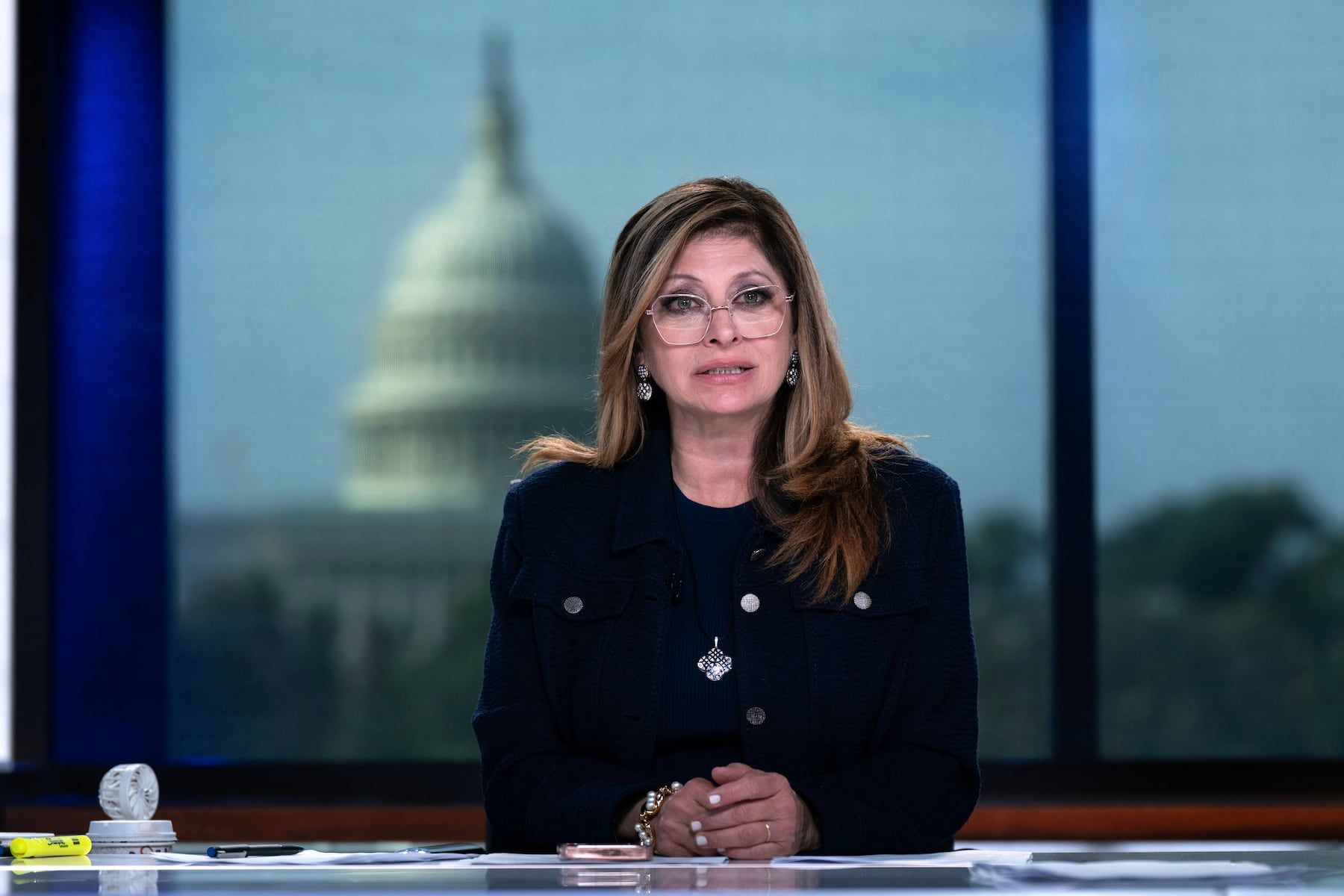 The exit of Maria Bartiromo triggered immediate changes to multiple Fox programs, including new branding for her weekday and weekly television shows. - AP Photo/Jose Luis Magana, File