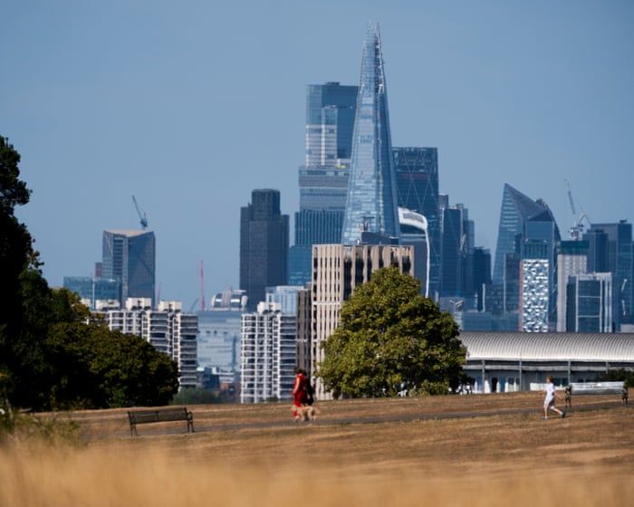 The City of London recorded the highest built-environment score and least effective natural cooling of any city assessed. - Jordan Pettitt/PA