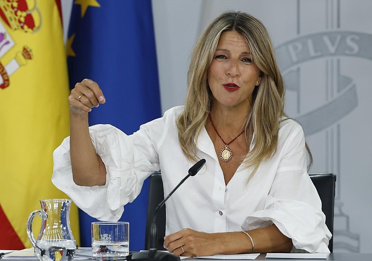 Second Deputy Prime Minister and Labor Minister Yolanda Díaz. - abc.es