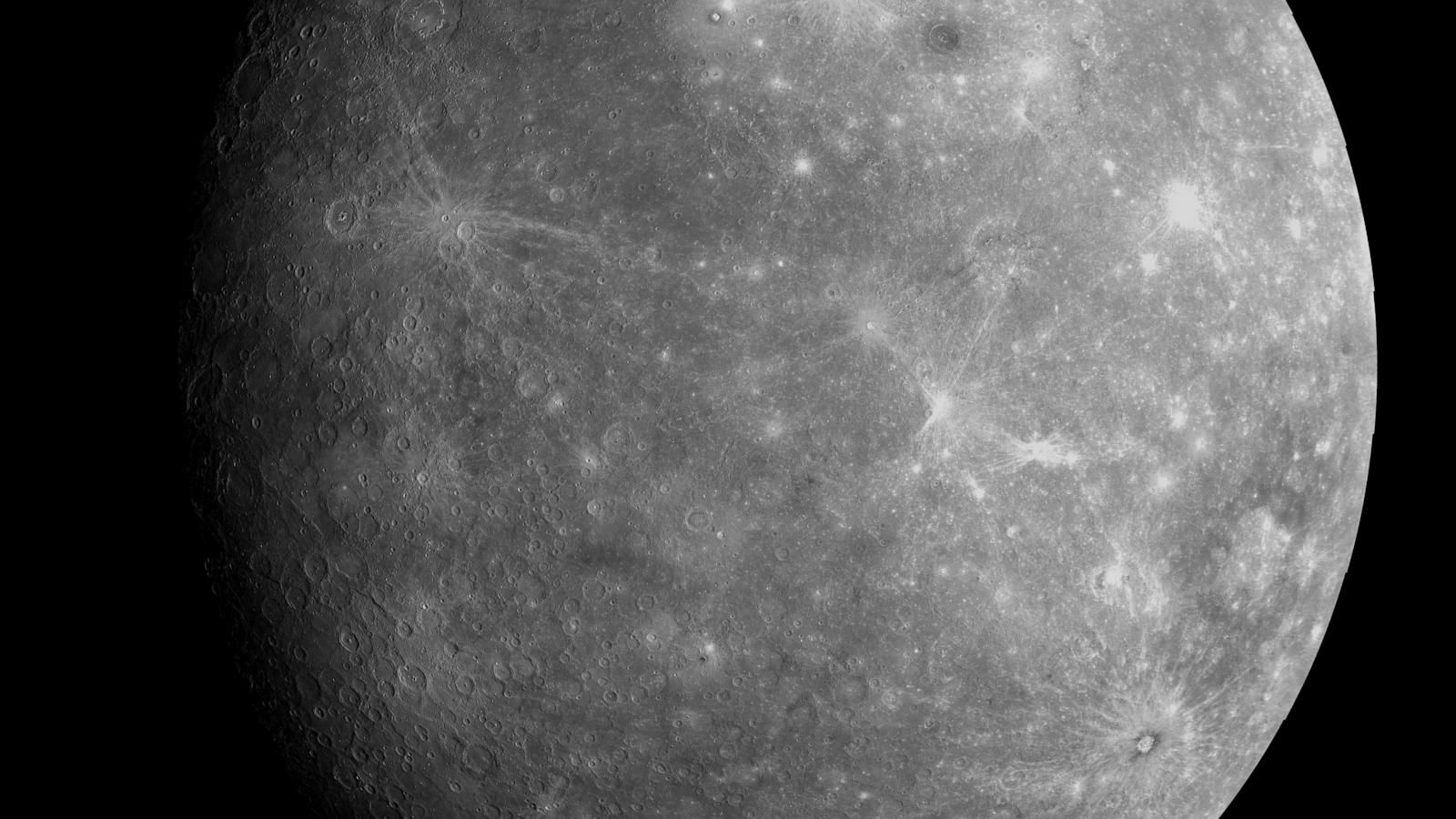 Composite image of Mercury as seen by NASA’s MESSENGER spacecraft during a flyby. - NASA/Johns Hopkins University Applied Physics Laboratory/Carnegie Institution of Washington via AP