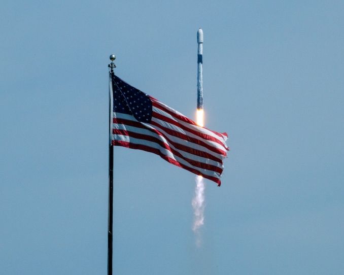 SpaceX Falcon 9 launches the O3b mPOWER-F mission from Florida. - John Pisani/Spaceflight Now