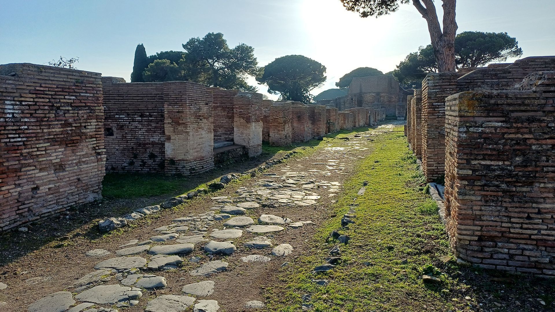 Roman road near the ancient city of Timgad in present-day Algeria - Itiner-e, Artas Media
