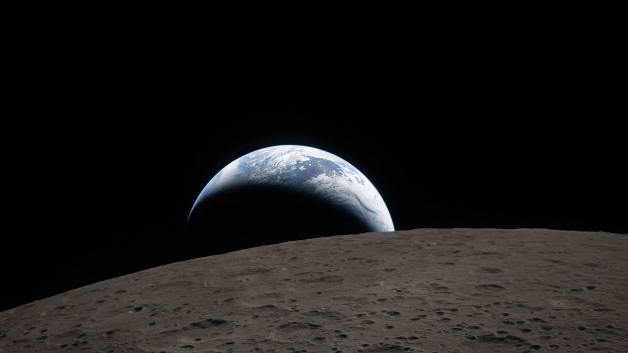 Earthset over the moon, captured during NASA’s Artemis II mission on April 6, 2026. - NASA
