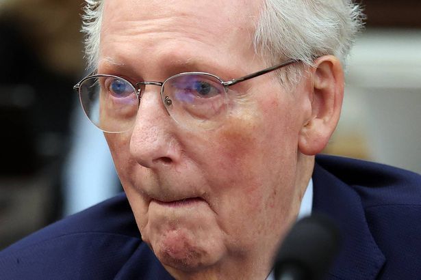 Sen. Mitch McConnell attends a Senate Agriculture Committee meeting during his return to work. - Getty Images
