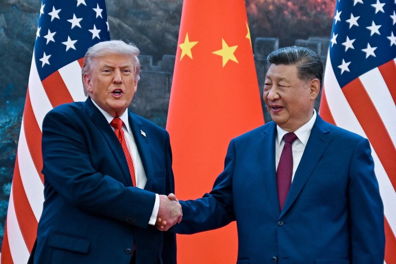President Donald Trump and Chinese President Xi Jinping photographed together ahead of their planned Washington meeting. - Kenny Holston/Getty Images