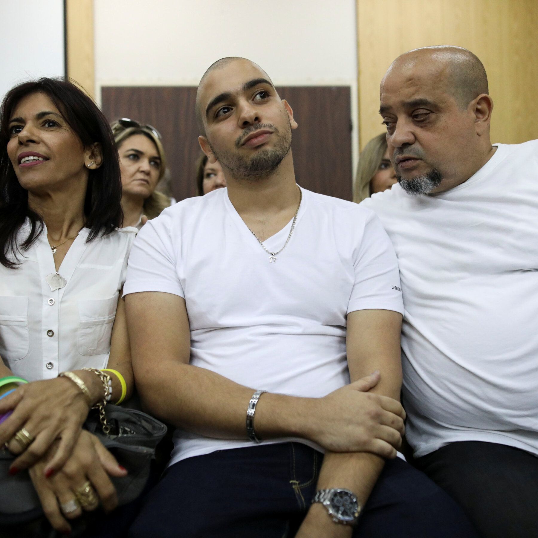Former Israeli soldier Elor Azaria in Tel Aviv in 2017, after his conviction for manslaughter. - Ariel Schalit/AP
