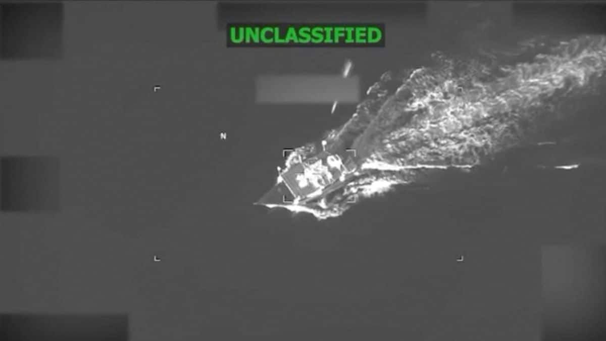 Image associated with the U.S. military’s Caribbean vessel strike - firstpost.com