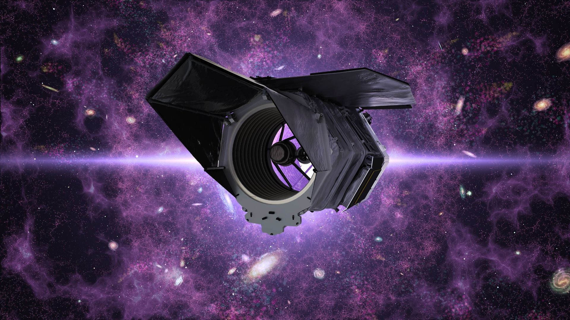 First test image from NASA’s Nancy Grace Roman Space Telescope showing stars as green rings of light - NASA’s Goddard Space Flight Center; Tyler Desjardins, STScI