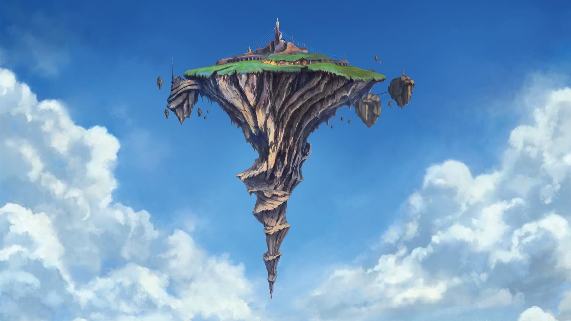 A floating island featured in Lufia's announcement imagery. - pcgamer.com