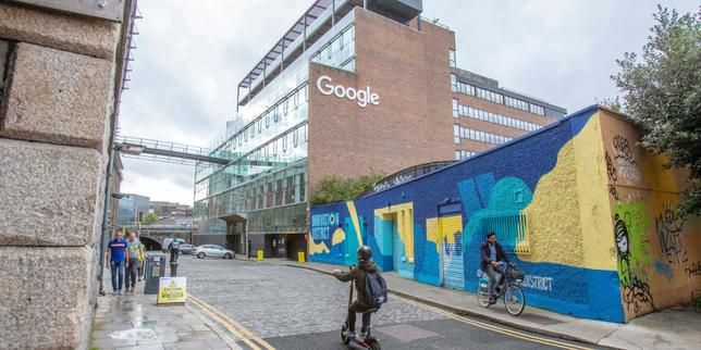 Google offices in Dublin, Ireland. - lemonde.fr