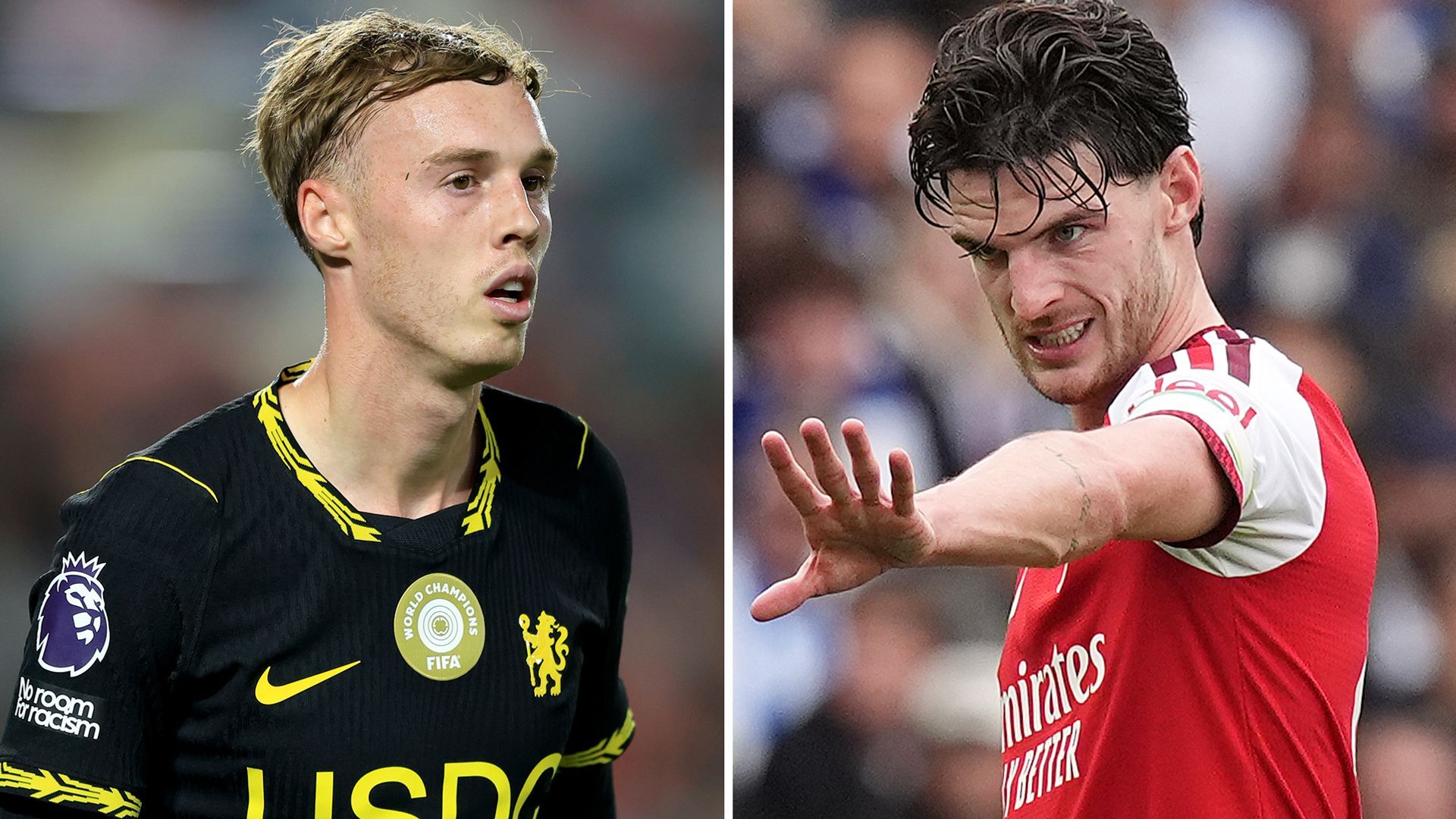 Cole Palmer and Declan Rice, two of England’s withdrawn players - Sky Sports
