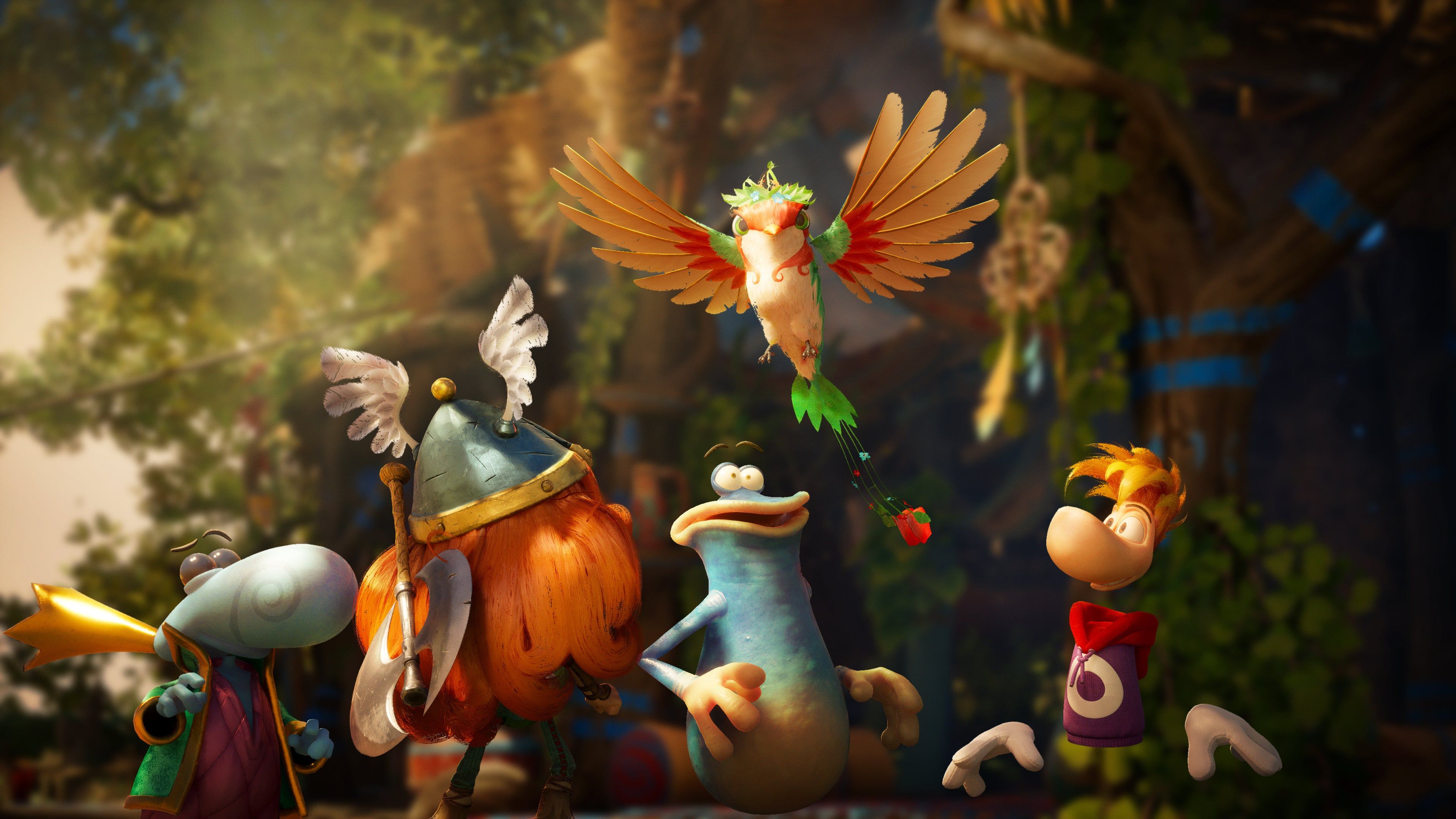 Rayman Legends Retold gameplay scene featuring Rayman and Betilla - Ubisoft/IGN