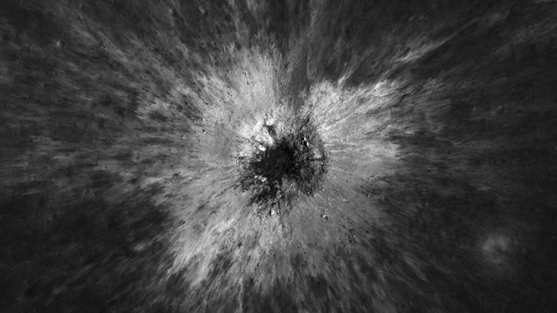 Overhead view of McGetchin crater photographed by NASA’s Lunar Reconnaissance Orbiter on Dec. 5, 2025. - NASA
