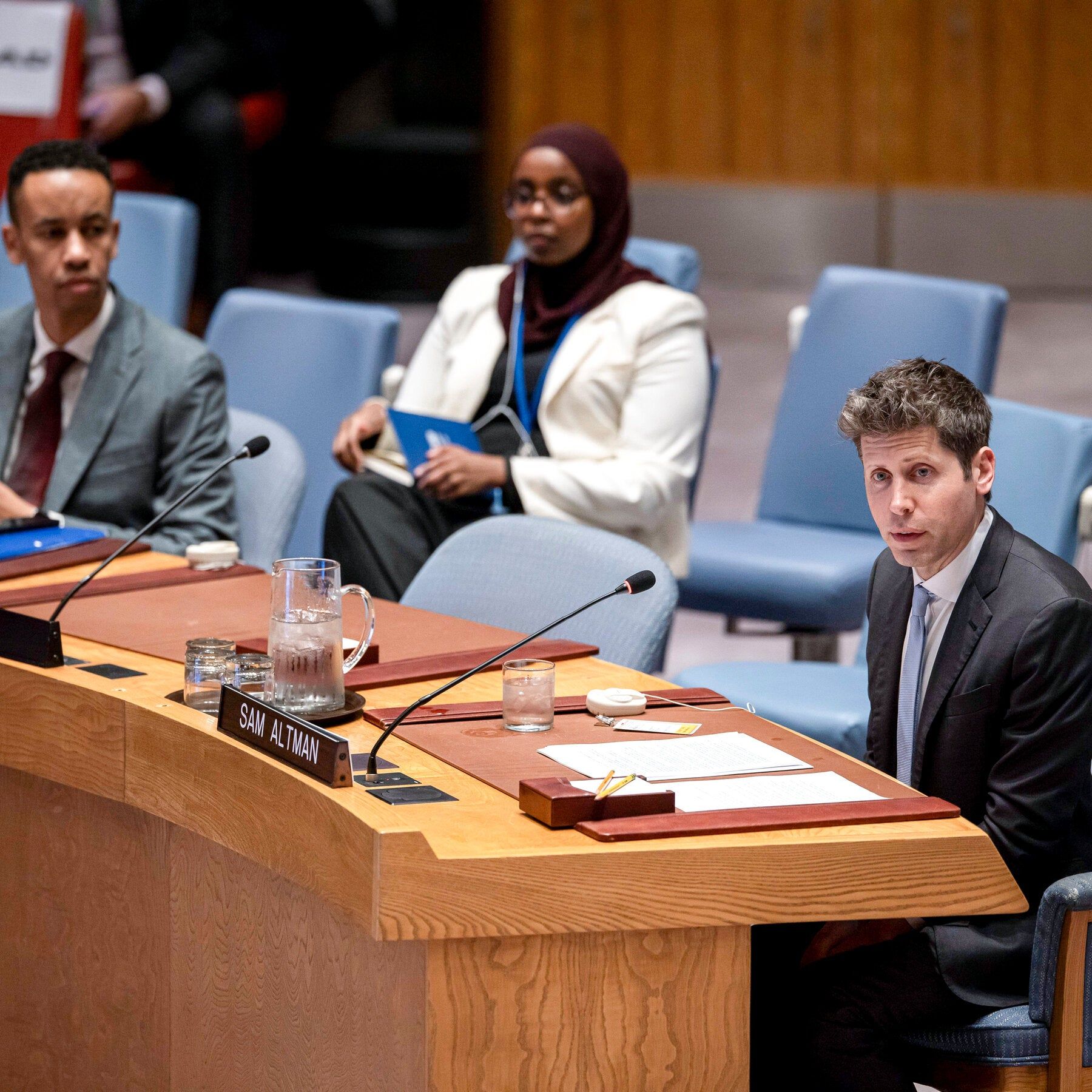 Sam Altman speaks to the U.N. Security Council about AI development and its risks. - nytimes.com