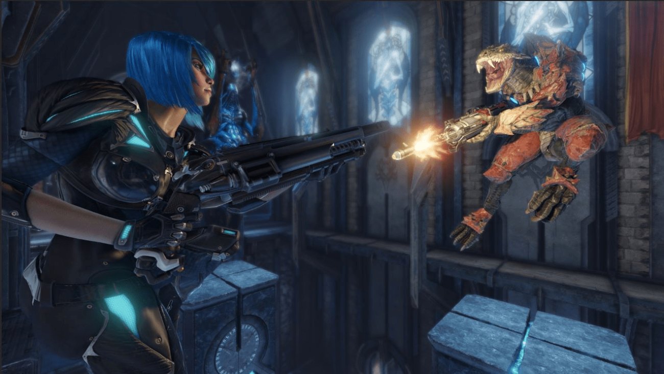 Quake Champions, the arena shooter affected by the update - dtf.ru