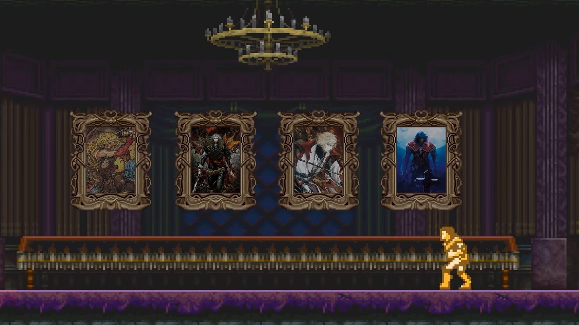 Castlevania artwork and Simon Belmont’s NES sprite appear in the 40th-anniversary video. - gamesradar.com