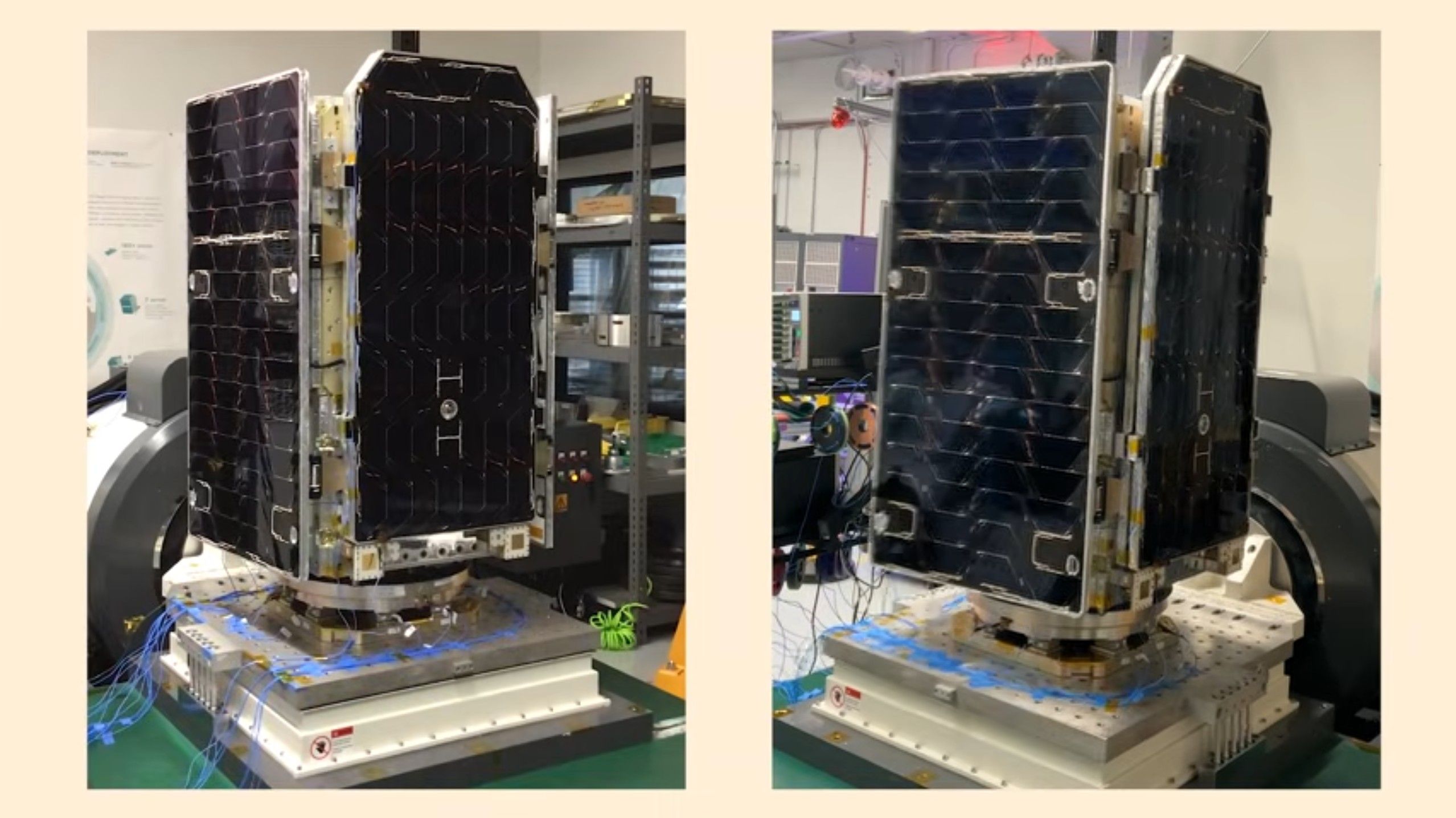 Illustration of Google’s Project Suncatcher satellite - CNET