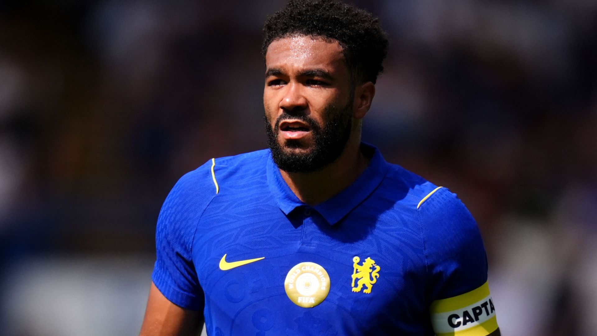 Chelsea's Reece James during a pre-season match at Stamford Bridge (file pic) - sky.com