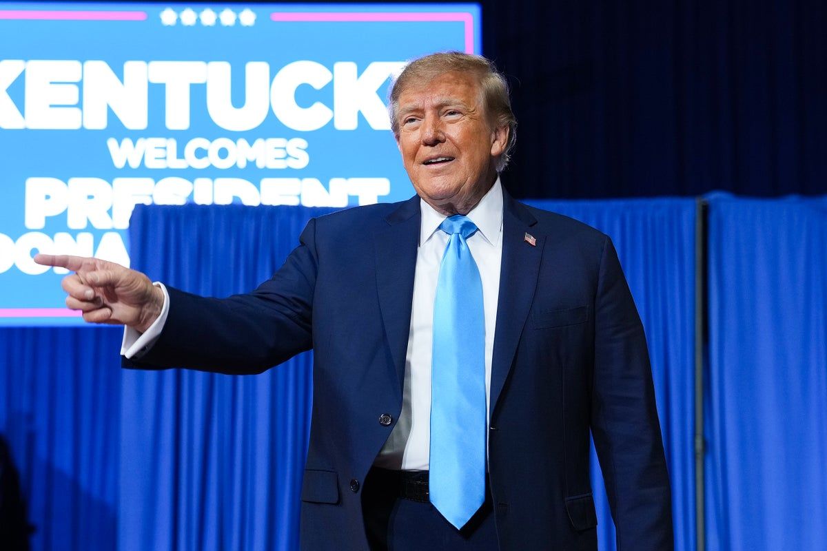 At a rally in Kentucky on Saturday, President Donald Trump reprised familiar attacks on Democrats and predicted a strong Republican showing in the midterm elections - (Getty Images) - independent.co.uk
