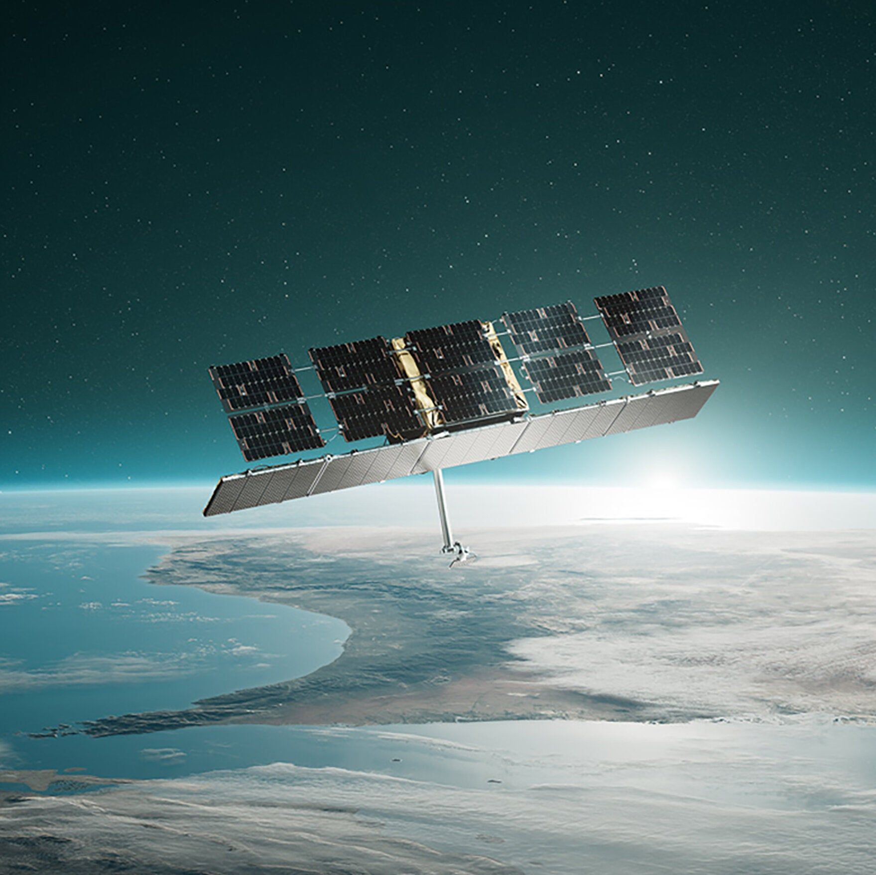 An artist’s concept of a satellite made by ICEYE, a multinational company that provides three-dimensional images of Earth’s surface. - nytimes.com