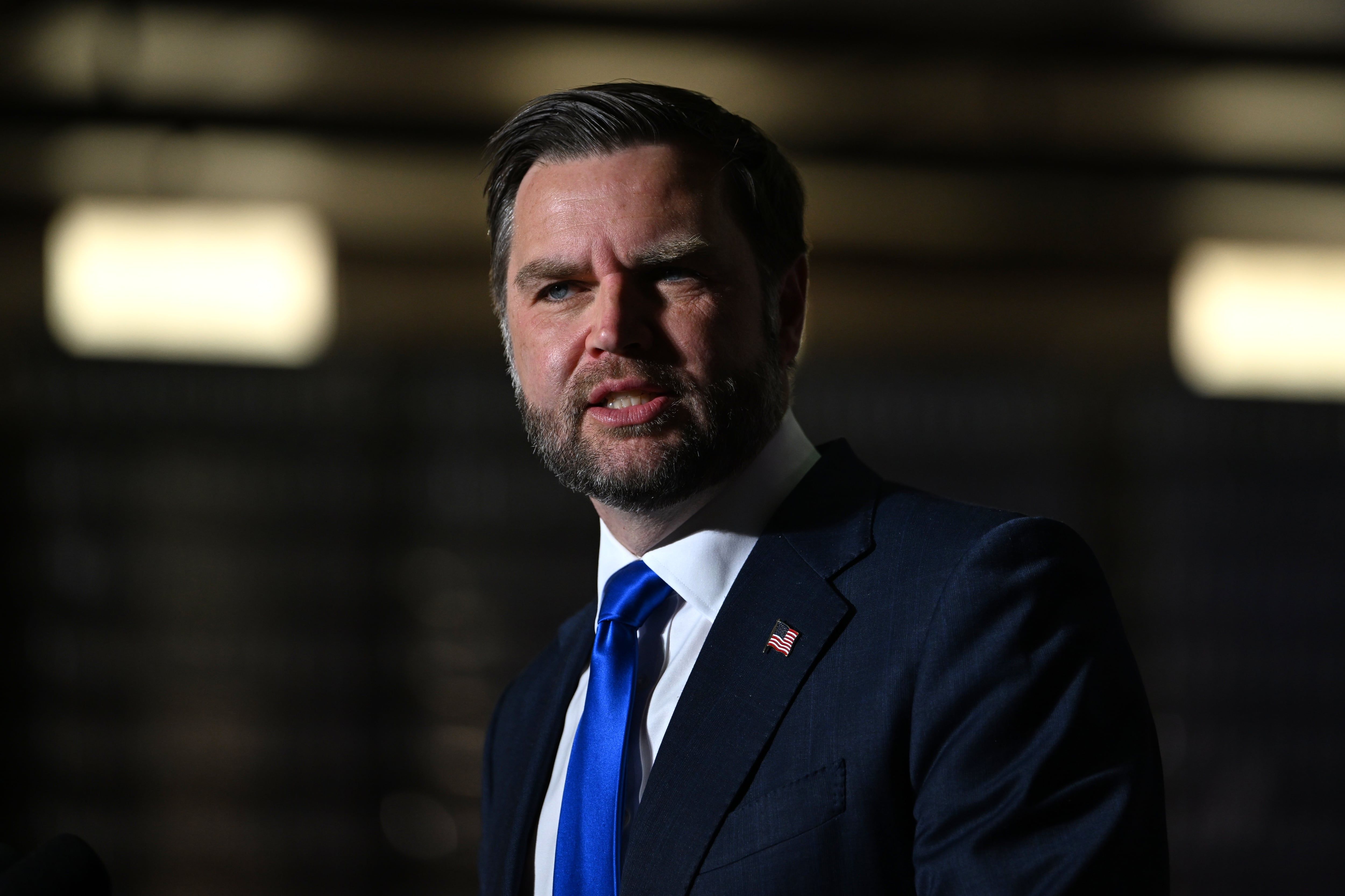 Vice President JD Vance speaks during a midterm campaign rally at Hyder Warehouse in Hendersonville, N.C., Monday, Oct. 19, 2026. (Kenny Holston/The New York Times via AP, Pool) - theglobeandmail.com